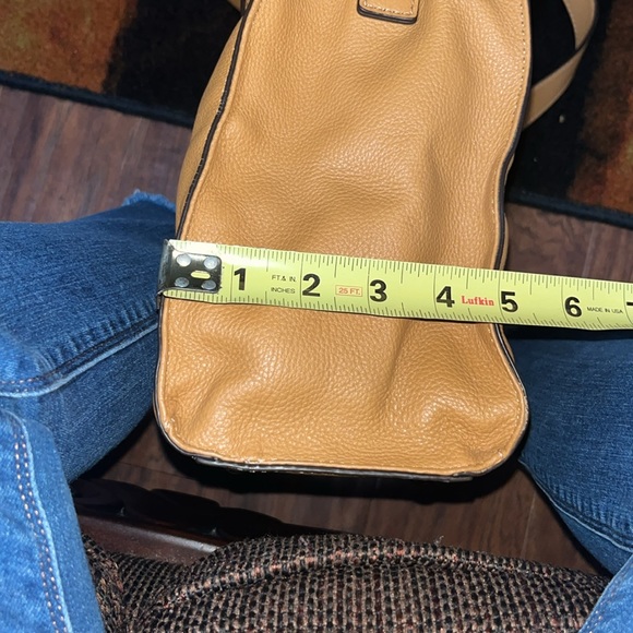 Michael Kors Large Leather Hamilton Satchel Tote Bag - Picture 15 of 16